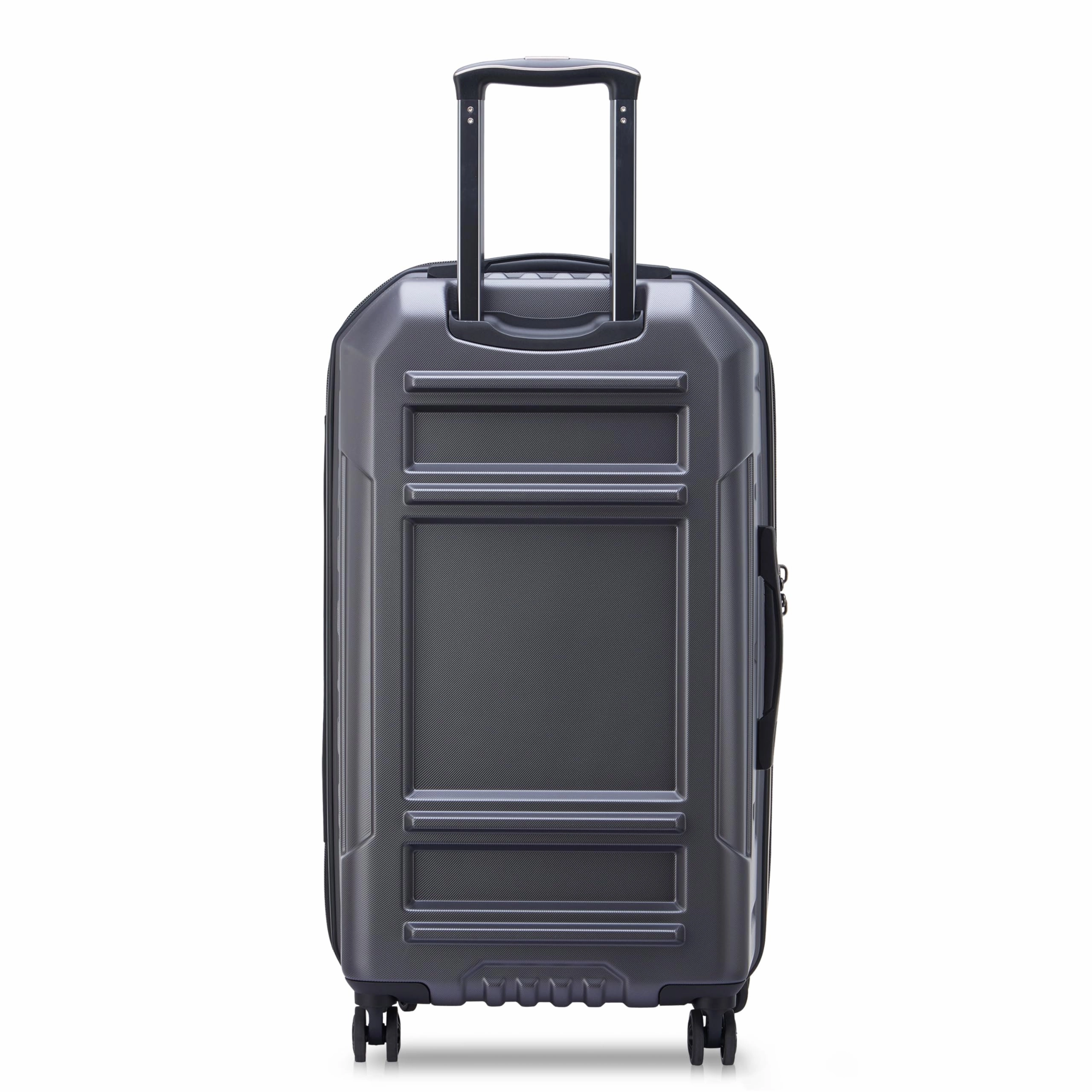 DELSEY Paris Rempart Hardside Expandable Luggage Trunk with Spinner Wheels (Checked Medium Trunk 26 Inch)