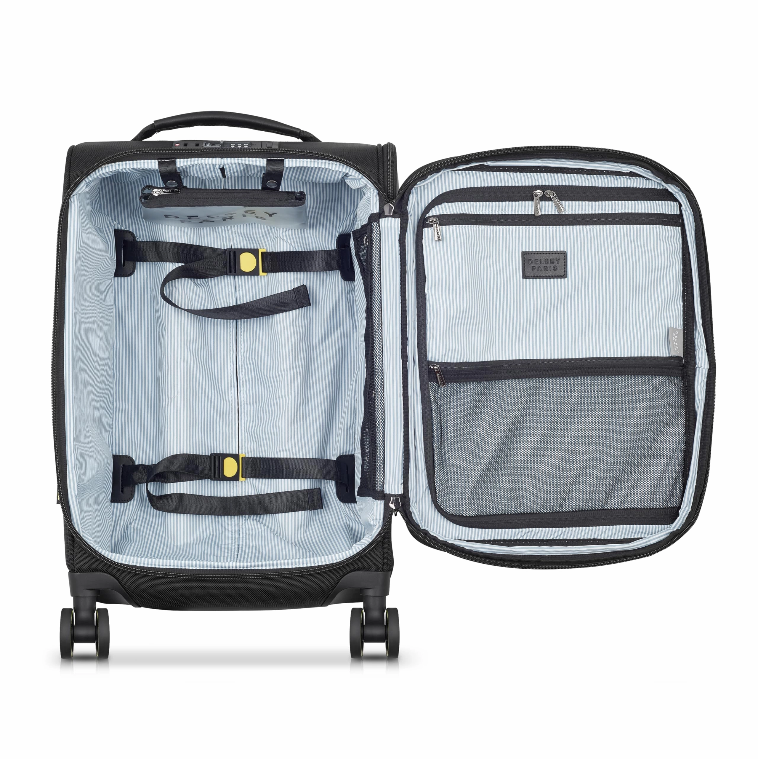 DELSEY Paris Wagram 20" Carry On Softside Expandable Luggage with Spinner Wheels