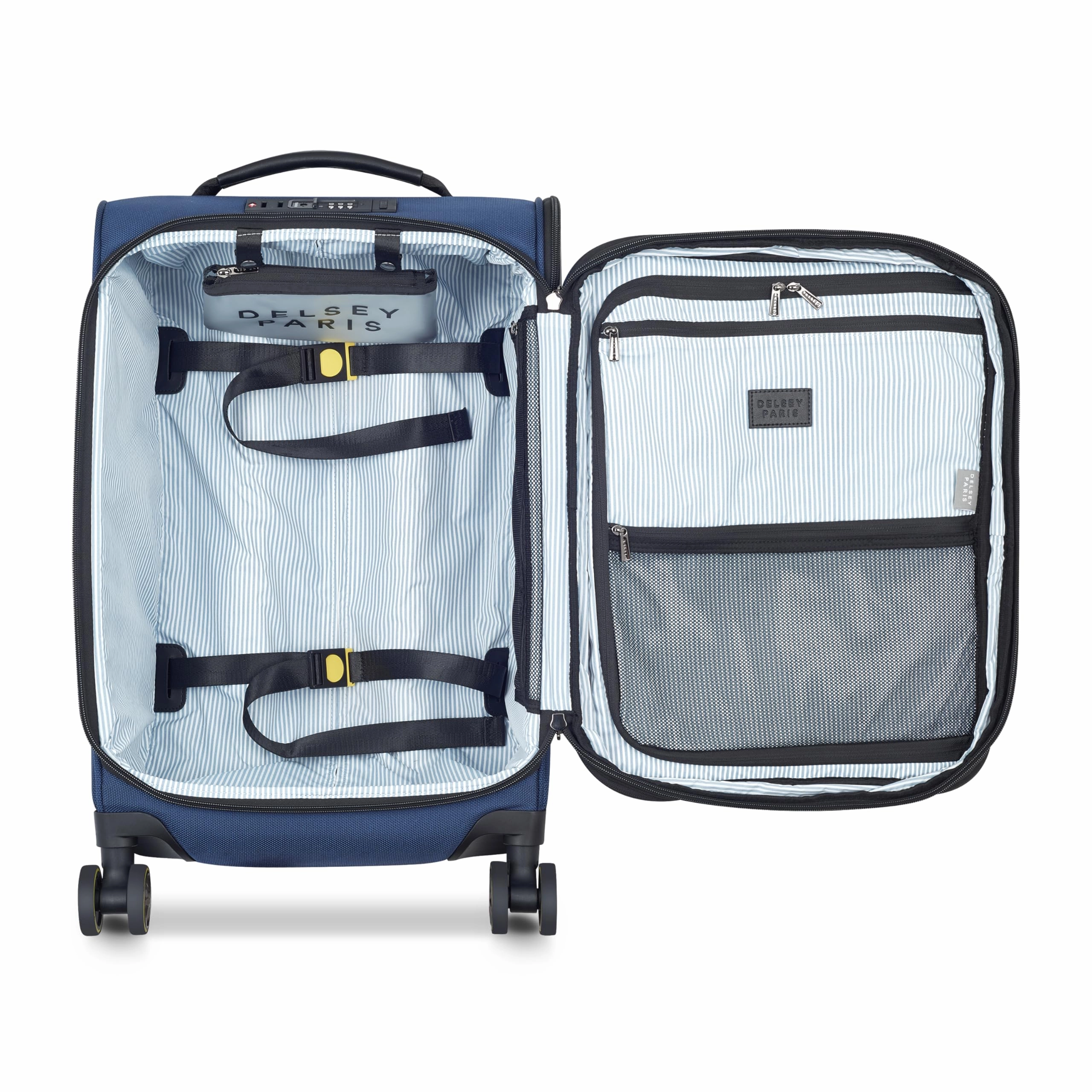 DELSEY Paris Wagram 20" Carry On Softside Expandable Luggage with Spinner Wheels