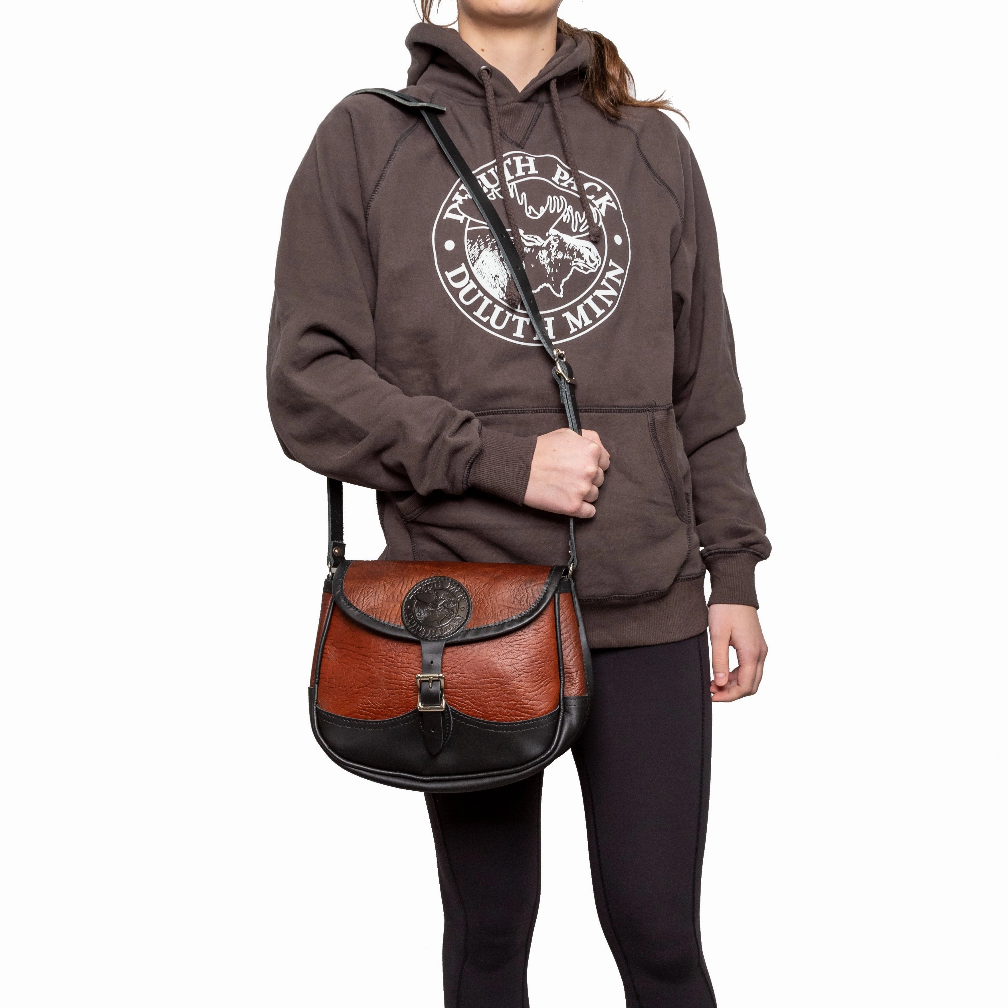 Duluth Pack Bison Leather Shell Purse, Medium