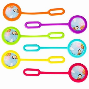 Durable Small Luggage Tags - Best Multicolored Travel Id Bag Tag In Set Of 6, Premium Quality