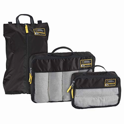 Eagle Creek National Geographic Adventure Essential Packing Set, Black