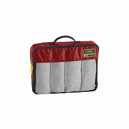 Eagle Creek National Geographic Adventure Essential Packing Set, firebrick