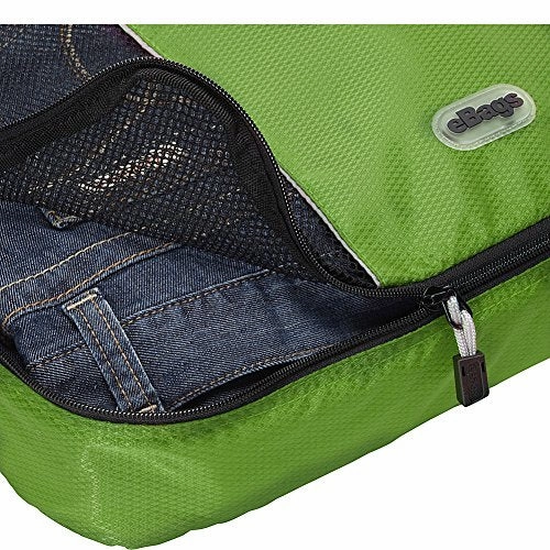 eBags Medium Packing Cubes for Travel - 3pc Set - (Grasshopper)