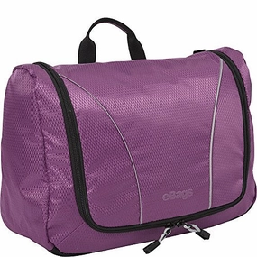 eBags Portage Large Toiletry Kit and Cosmetics Bag - (Eggplant)
