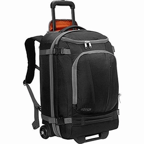 eBags TLS Mother Lode Rolling Weekender 22" Travel Backpack with Wheels - Carry-On - (Black)