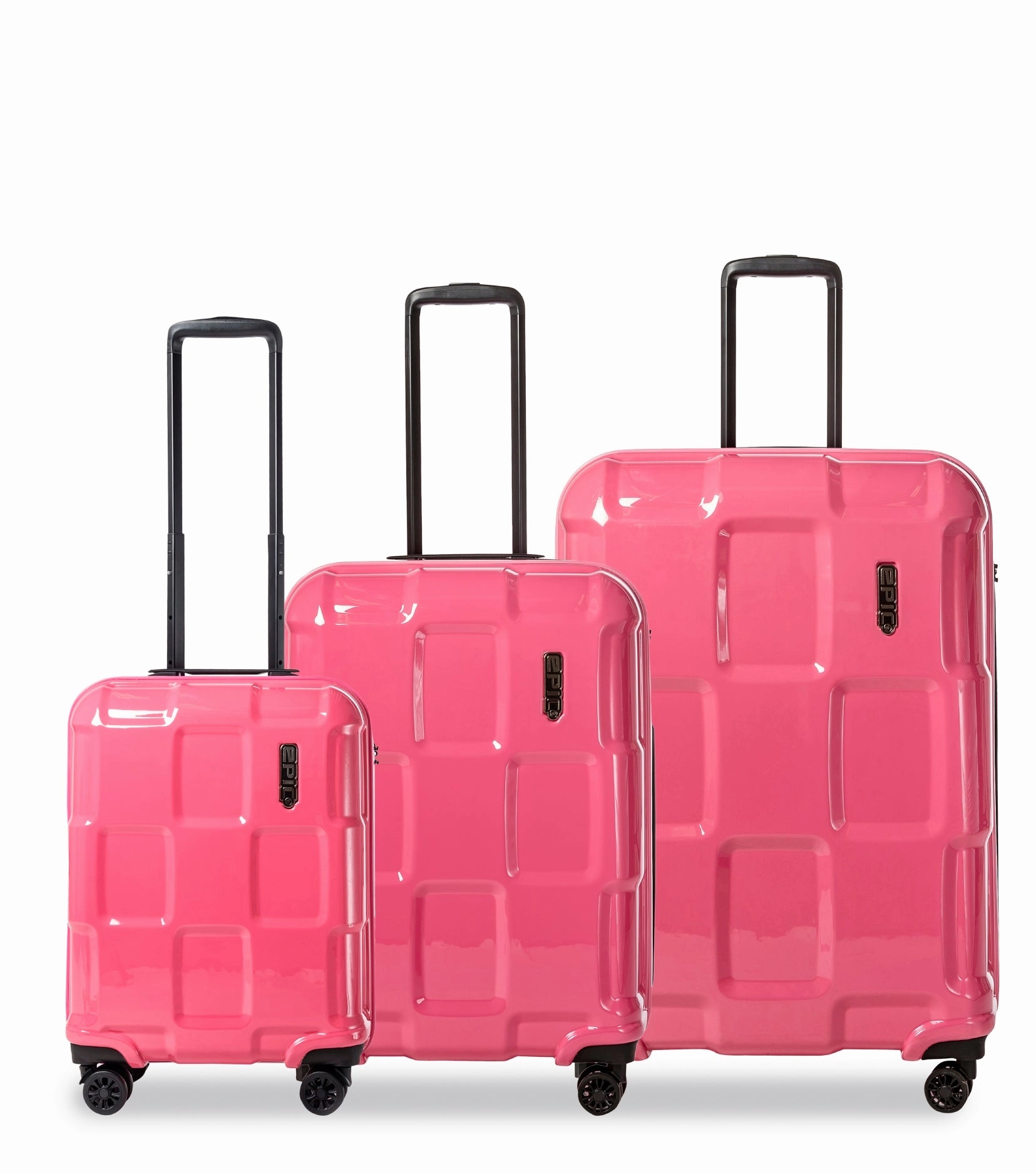 Epic Crate Ex Solids 3 Piece Set (21"/25"/29") 4-Wheel Luggage Sets