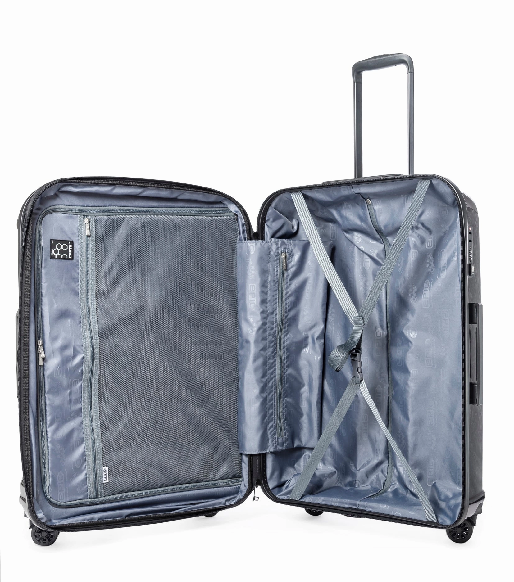 Epic Crate Ex Solids 3 Piece Set (21"/25"/29") 4-Wheel Luggage Sets
