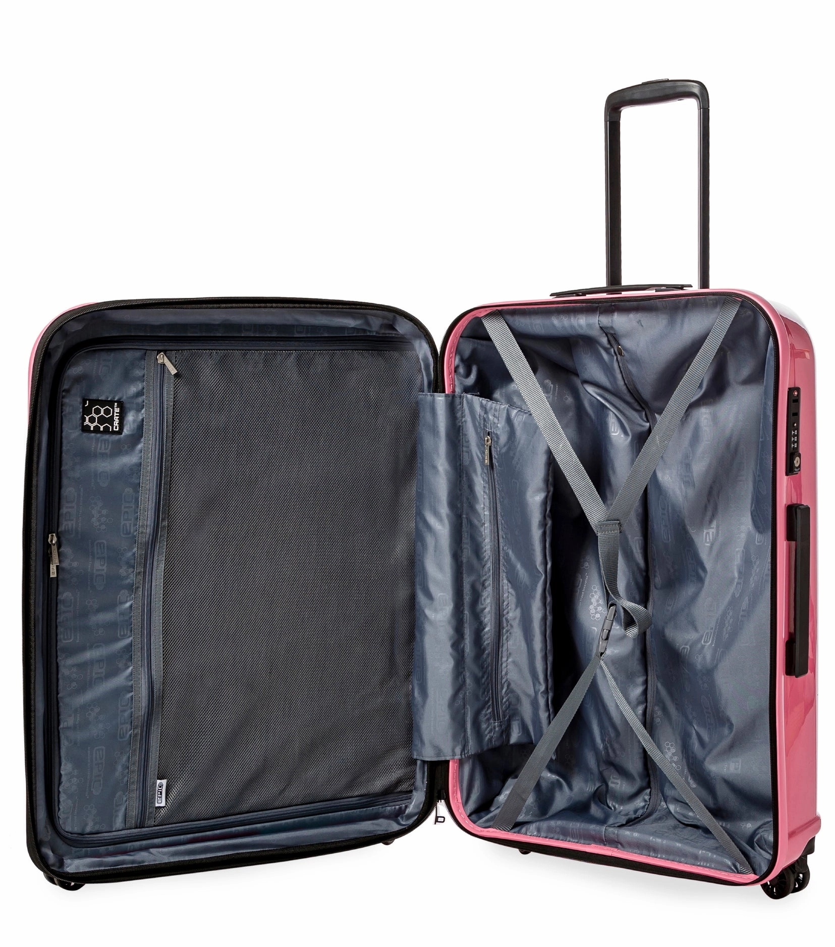 Epic Crate Ex Solids 3 Piece Set (21"/25"/29") 4-Wheel Luggage Sets