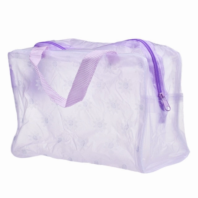 Etya 5 Colors Make Up Organizer Bag Toiletry Bathing Storage Bag Women Waterproof Transparent