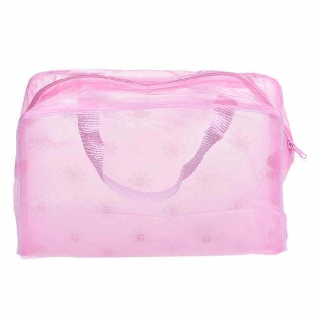 Etya 5 Colors Make Up Organizer Bag Toiletry Bathing Storage Bag Women Waterproof Transparent