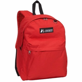 Everest Luggage Classic Backpack, Red, Large