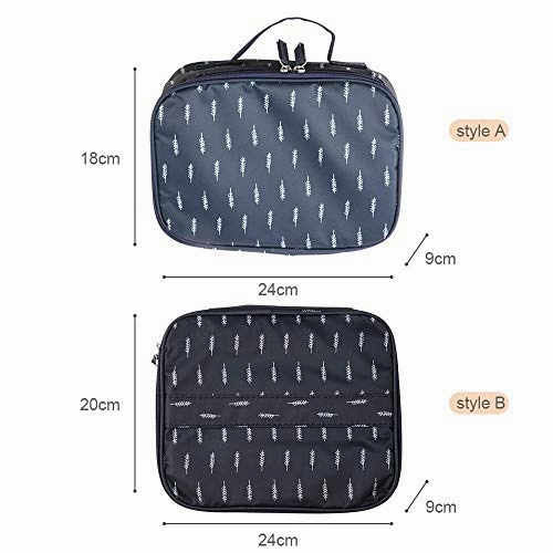 Eyelash Extension Makeup Tools Storage Bag Multifunction Travel Zipper Handbag Wash Pouch Beauty