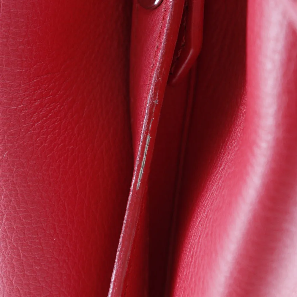 FENDI Handbag 8BH253 Calfskin Red 2WAYShoulder Petite to Jules Women Used