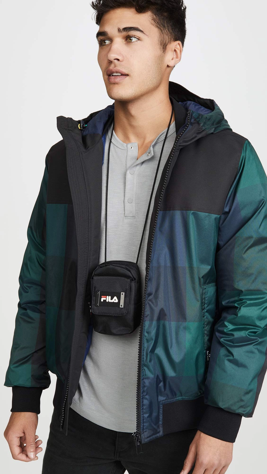Fila Men's Merk Micro Bag, Black, One Size