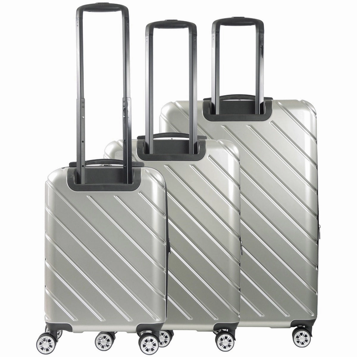 Ful Velocity Expandable Hardside 3pc Spinner Set - Silver