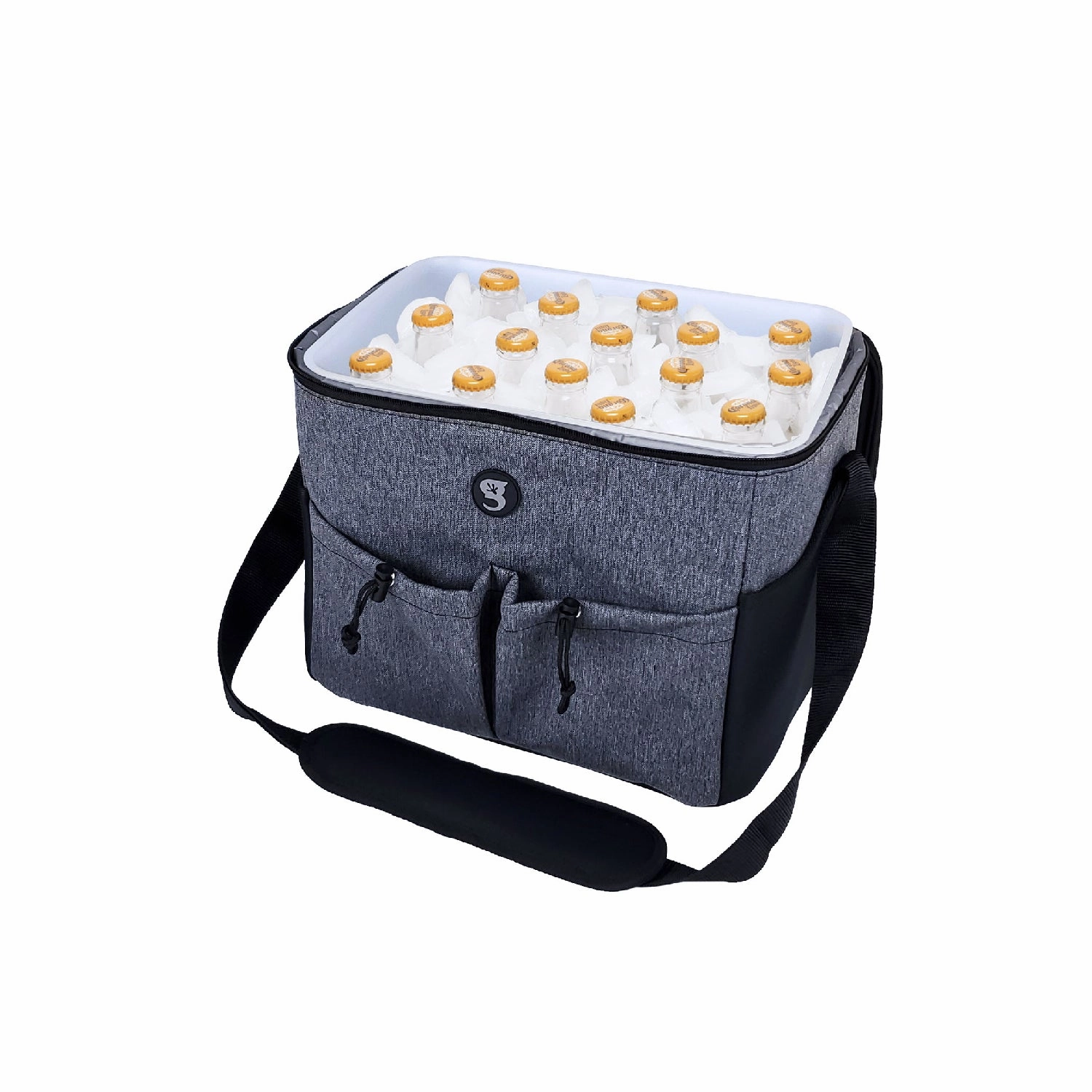 Geckobrands Large 15 bottle / 24 Can Cooler with Removable Hard Liner