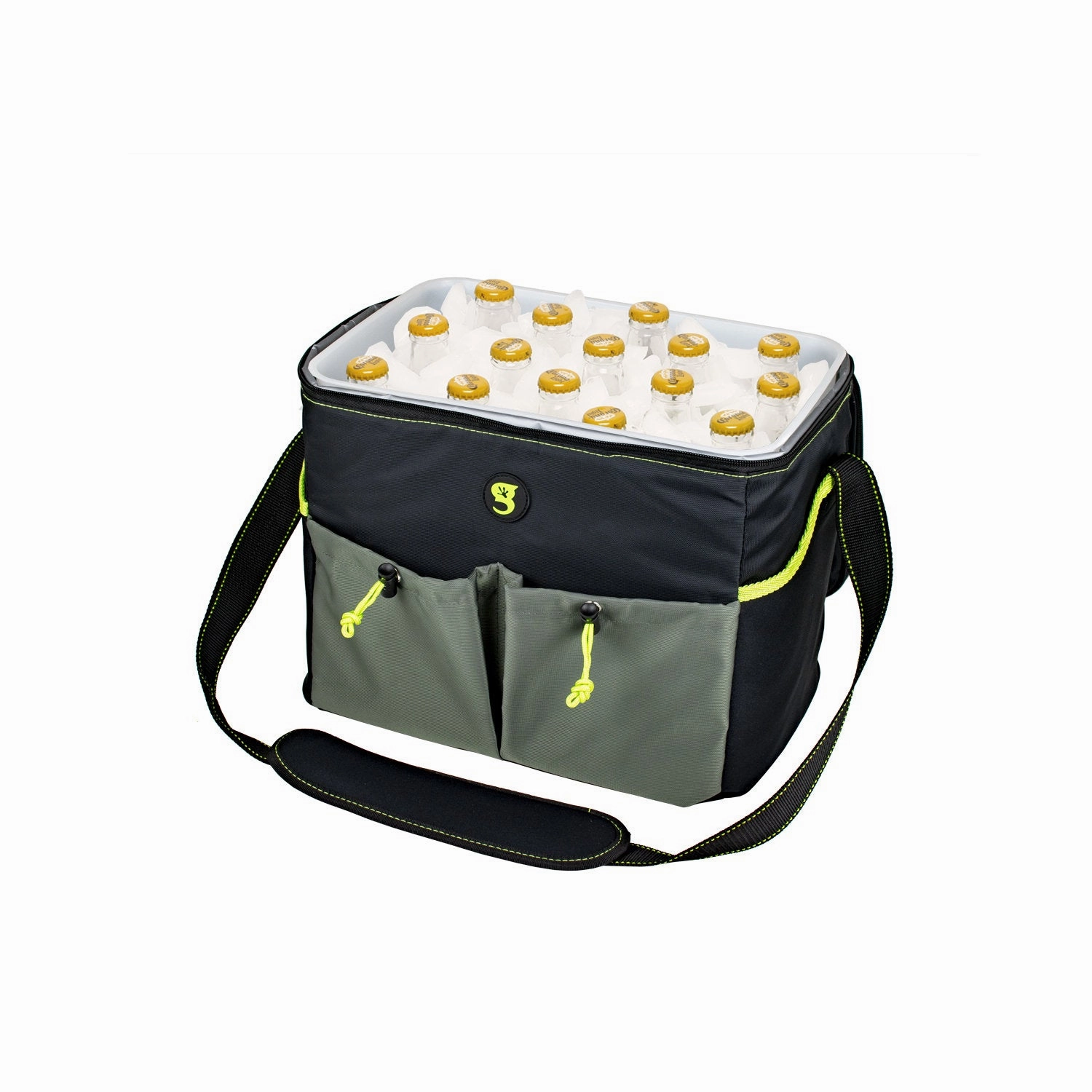 Geckobrands Large 15 bottle / 24 Can Cooler with Removable Hard Liner