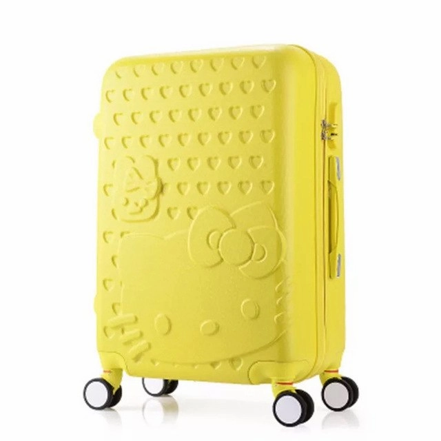 Girls Hello Kitty Suitcase Cute Luggage Set Series 20 24 Inch Child Trolley Suitcase Travel Bag