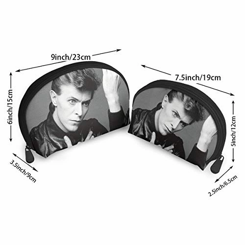 Gltiosr David Bowie Forever Womens Shell Portable Travel Toiletry Bags Clutch Pouch Cosmetic