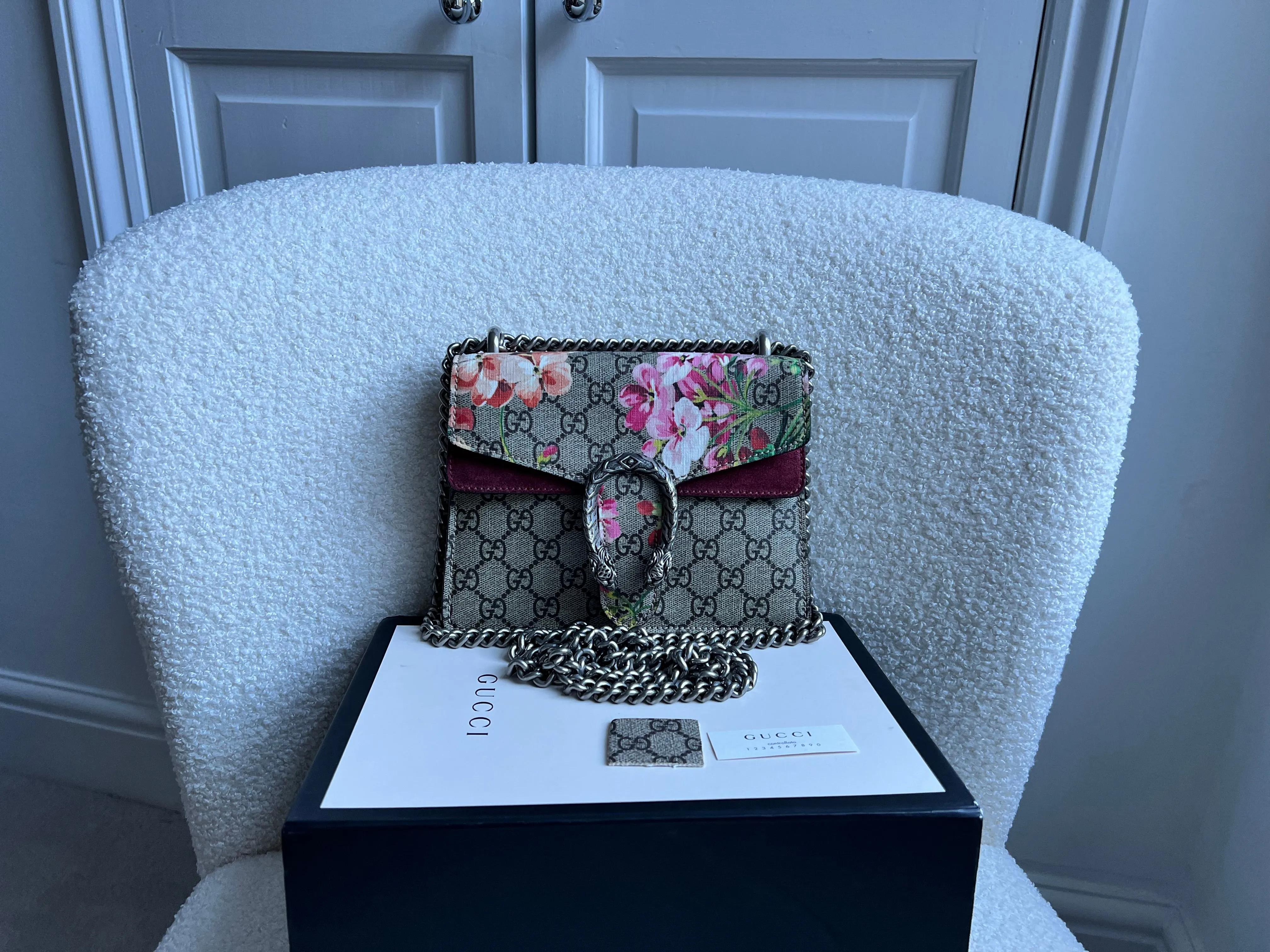 Gucci Dionysus GG Blooms Mini Shoulder Bag (RRP ??1,700)