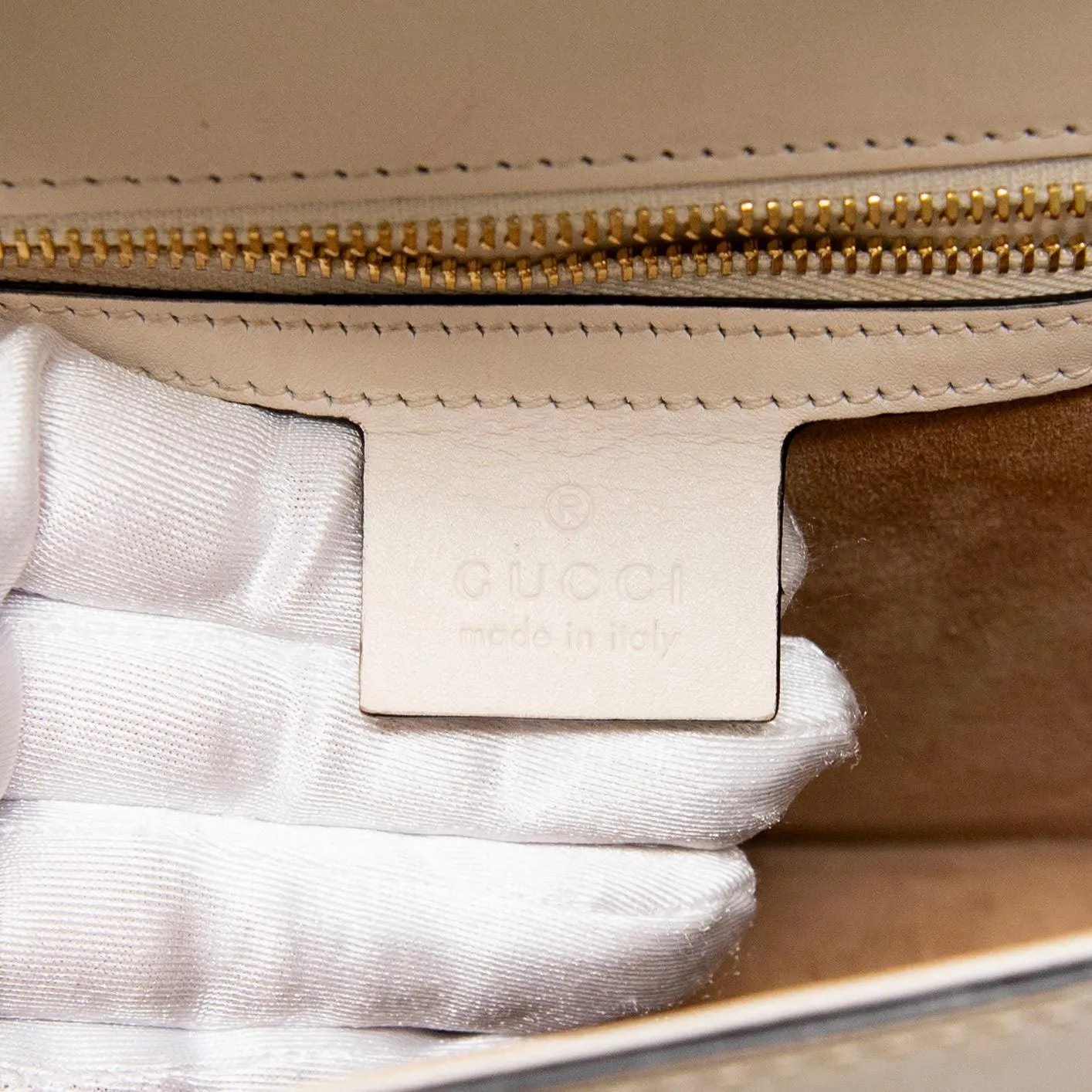 Gucci White Small Sylvie Bag