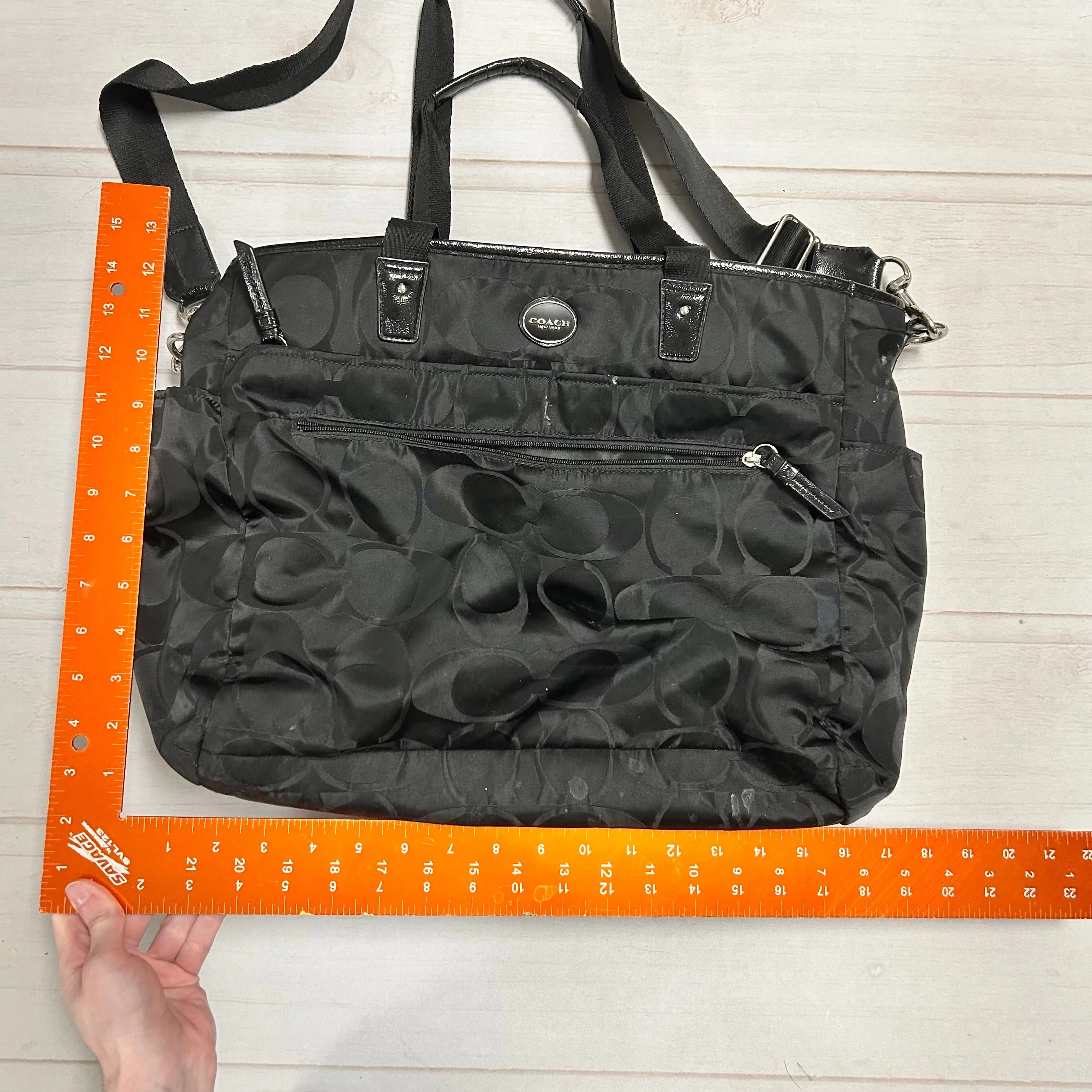 Handbag Designer By Coach, Size: Large