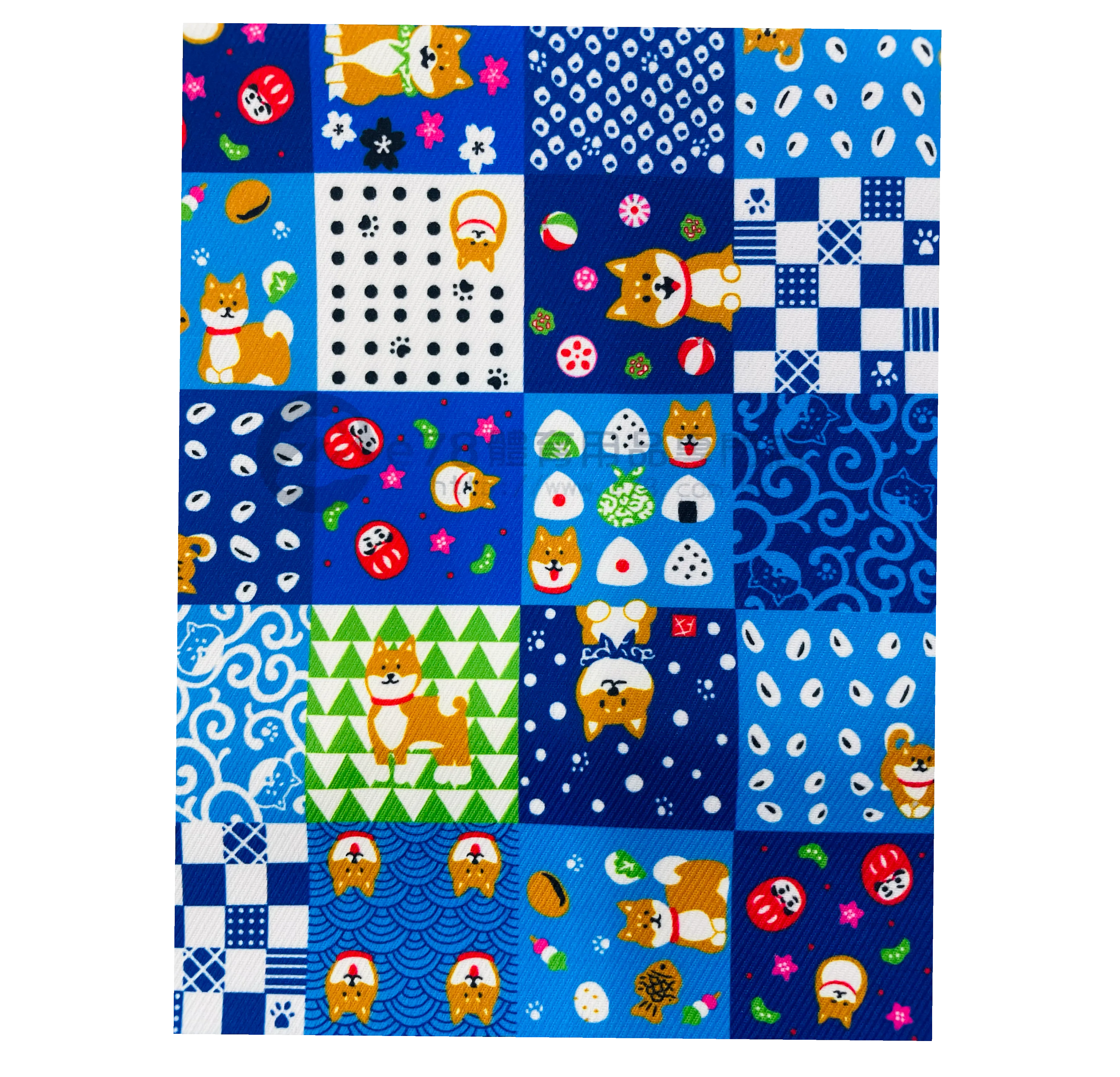 Handmade Water Resistant handle Case (Hundreds of quilts Shiba lun 211)