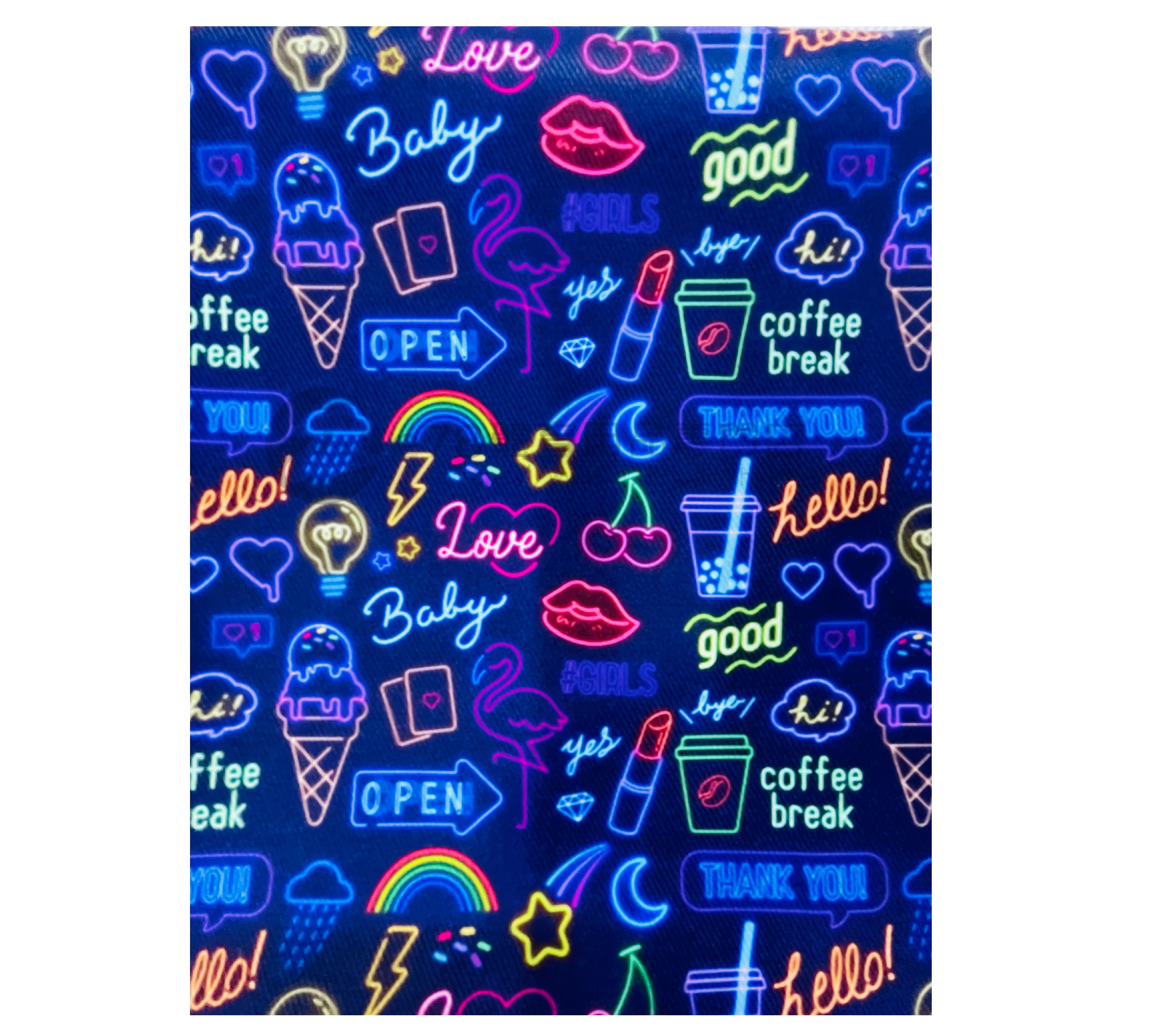 Handmade Water Resistant Racket Case ( neon sign 204??