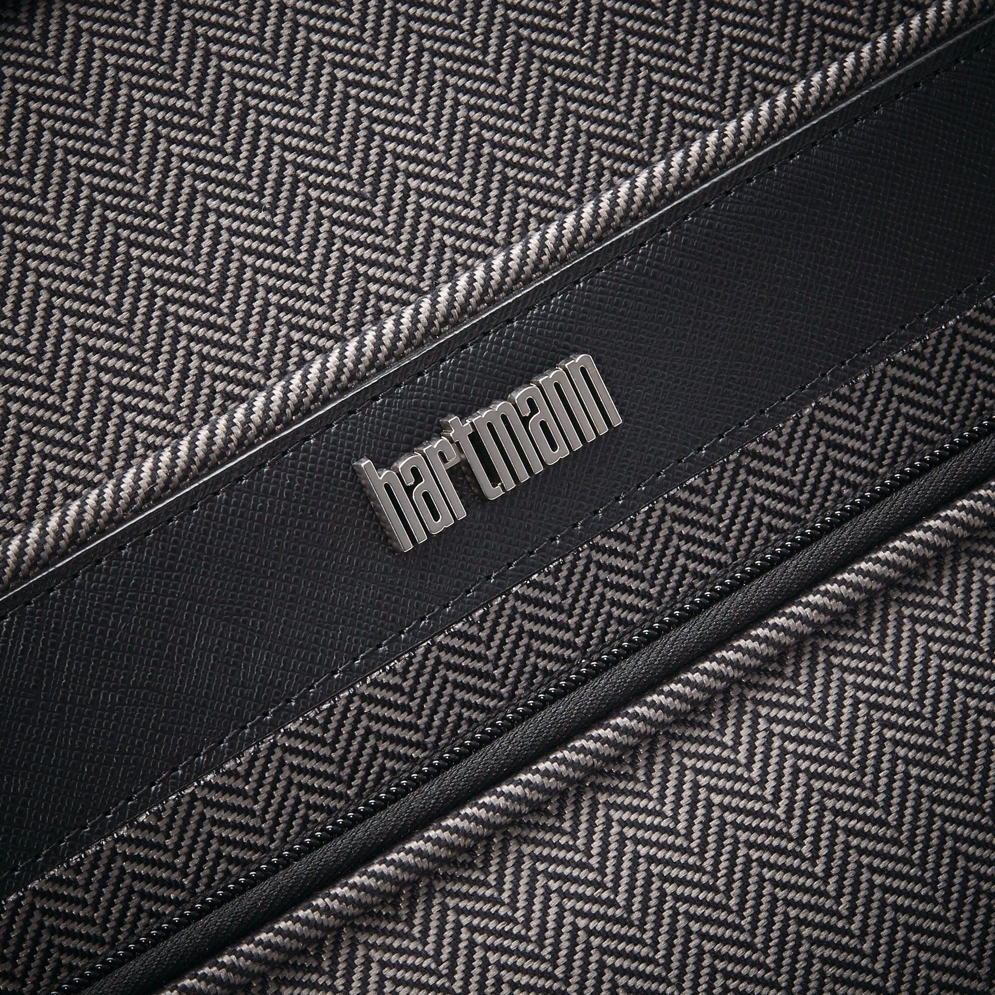Hartmann Herringbone Deluxe Medium Journey Expandable Spinner