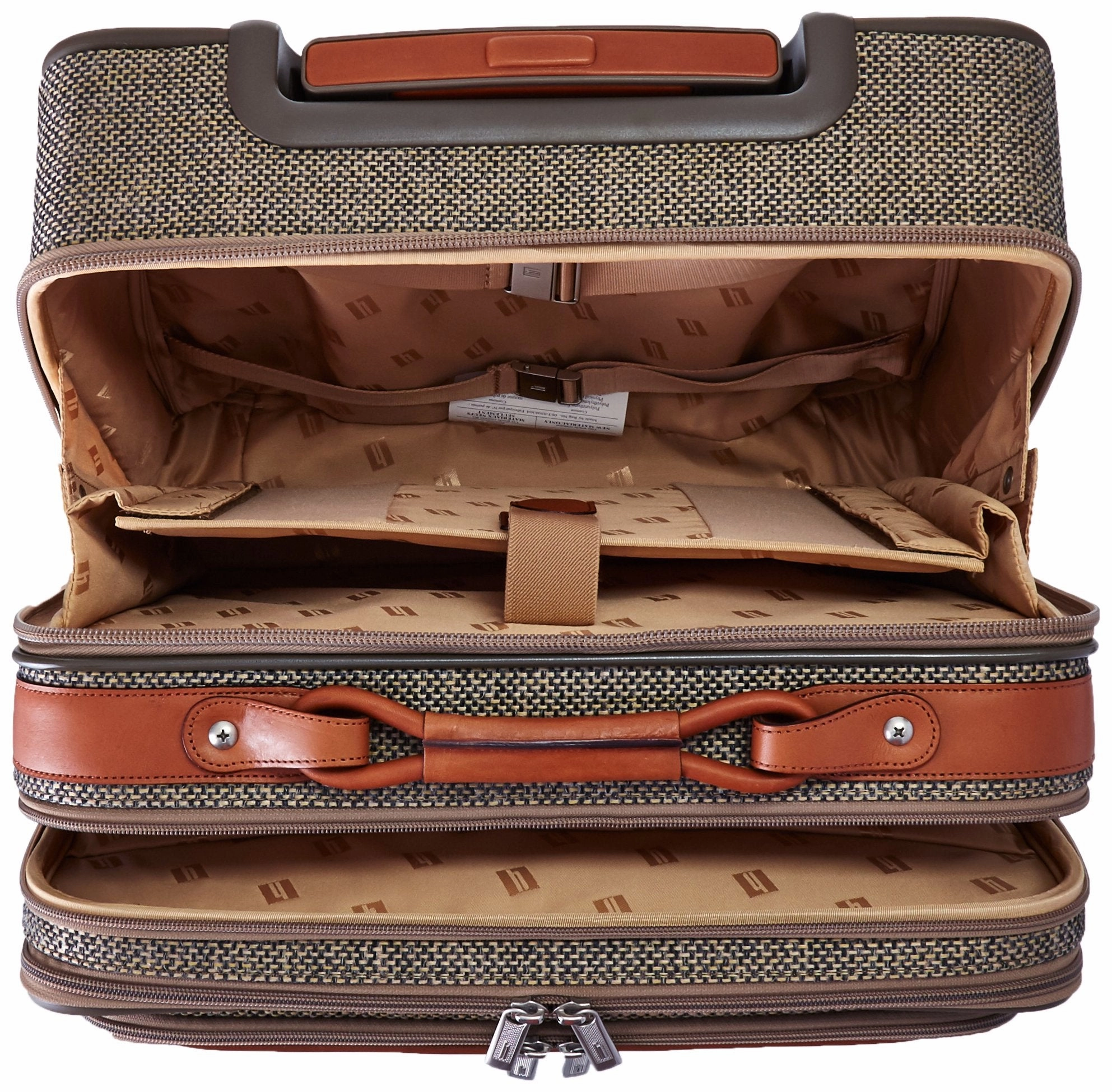 Hartmann Tweed Collection Mobile Office Spinner Natural Tweed One Size