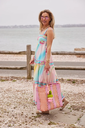 Heart Reflection in Melon / Rose Citron Tote