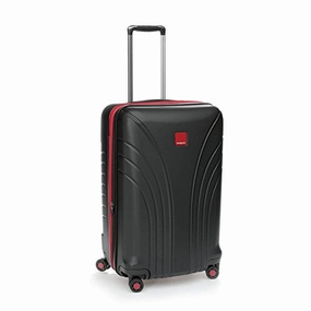 Hedgren Flight Expandable Spinner/Red Combo, Black/Red Combo