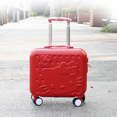 Hello Kitty Cabin Luggage & Suitcase Set,Women Child Bag Gift ,Lovely Cartoon Trip Case,Universal