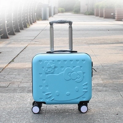 Hello Kitty Cabin Luggage & Suitcase Set,Women Child Bag Gift ,Lovely Cartoon Trip Case,Universal