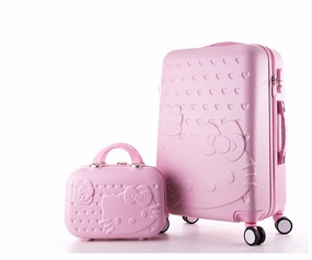 Hello Kitty Lady Luggage Suitcase Trolley Travel Bag Bag Trolley Wheels Women Luggage Wheels Travel