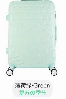 Hello Kitty Lady Luggage Suitcase Trolley Travel Bag Bag Trolley Wheels Women Luggage Wheels Travel