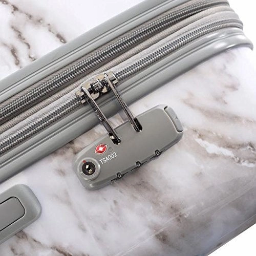Heys America Unisex Carrara Marble Hardside Luggage
