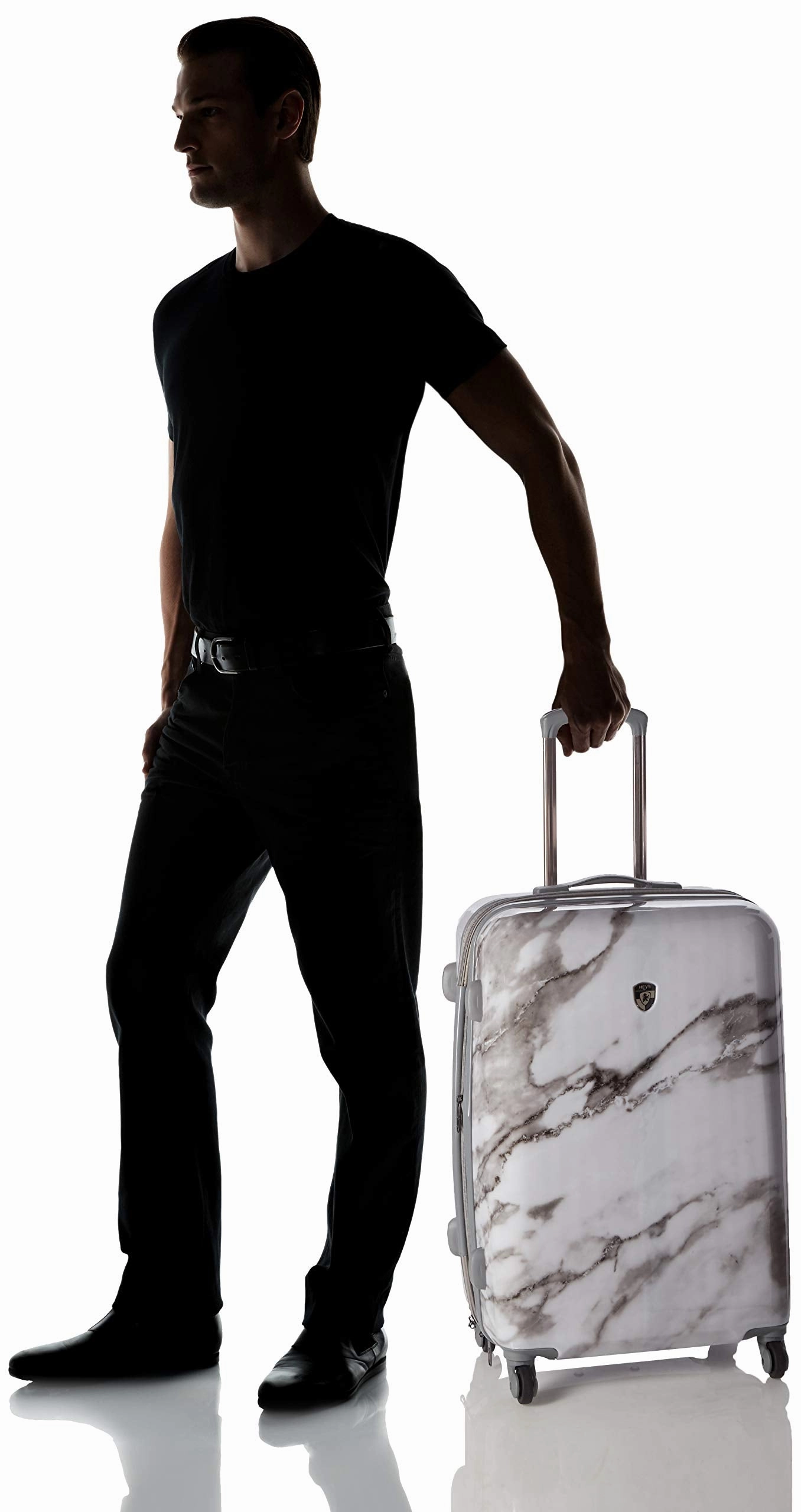 Heys America Unisex Carrara Marble Hardside Luggage