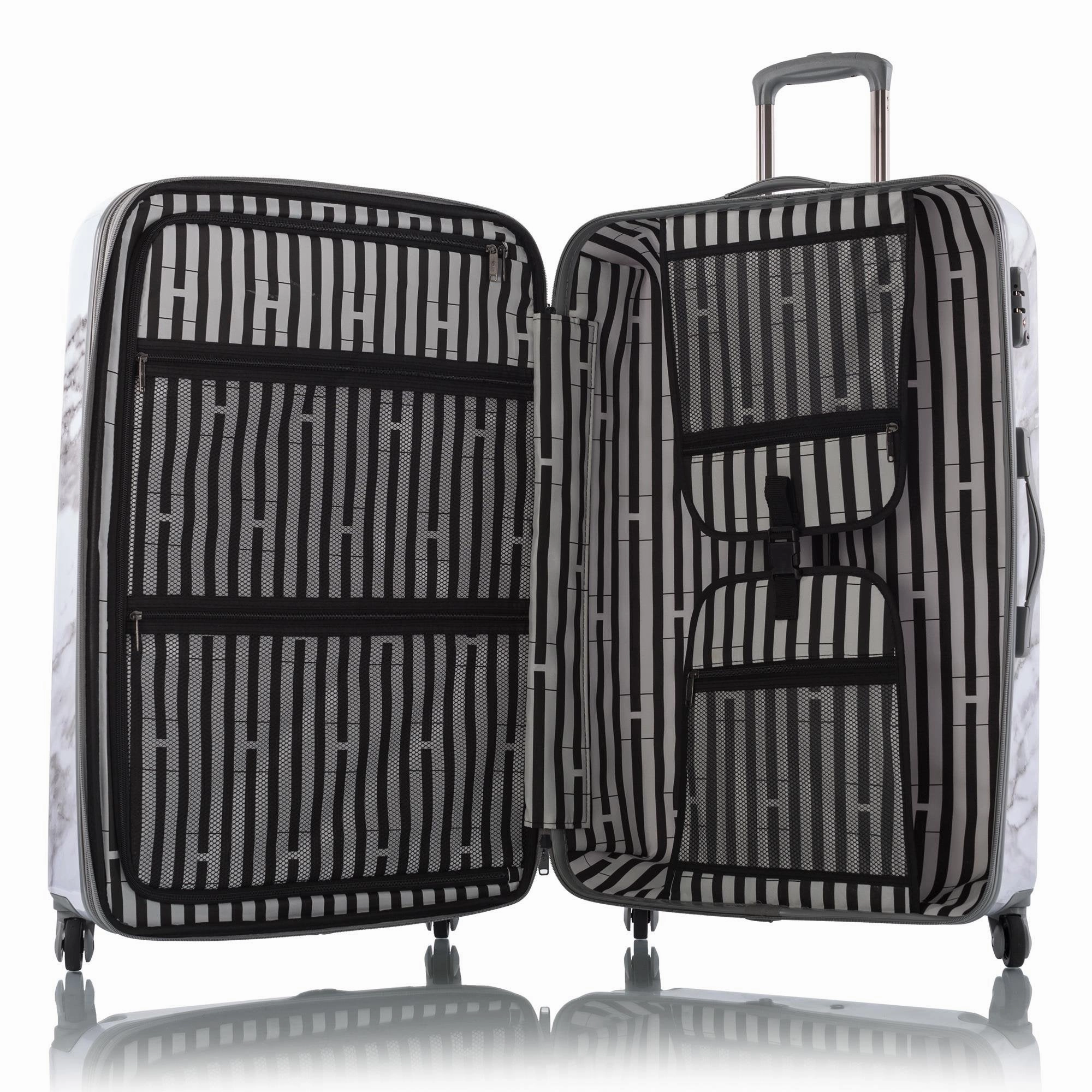 Heys America Unisex Carrara Marble Hardside Luggage