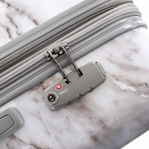 Heys America Unisex Carrara Marble Hardside Luggage
