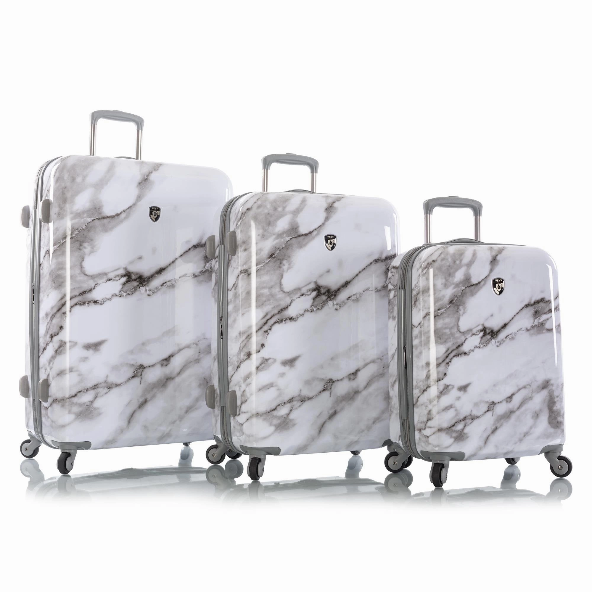 Heys America Unisex Carrara Marble Hardside Luggage