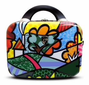 Heys America USA Britto Flowers Hard Side Beauty Case, Multi-Colored, One Size