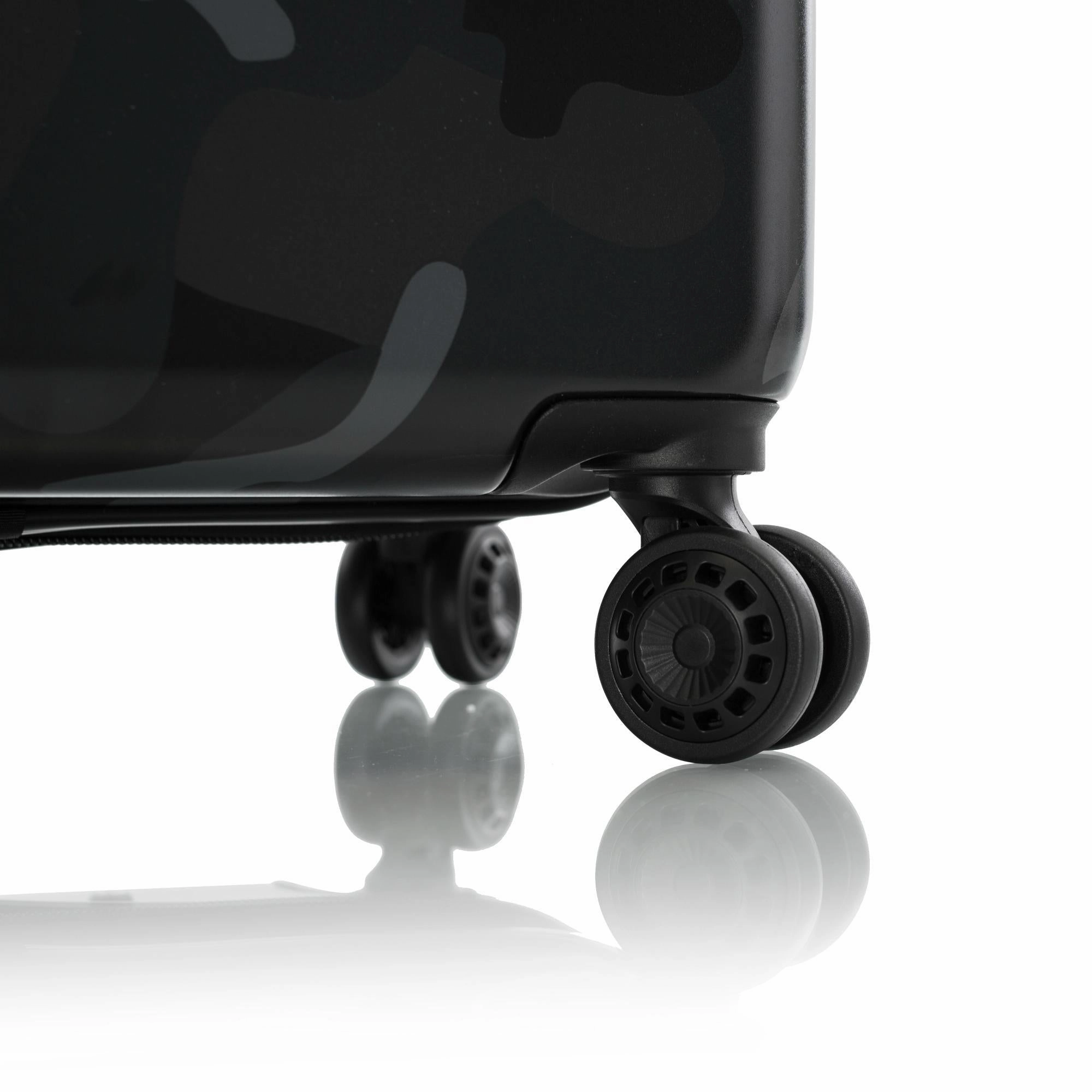 Heys Black Camo 3 Piece Spinner Set