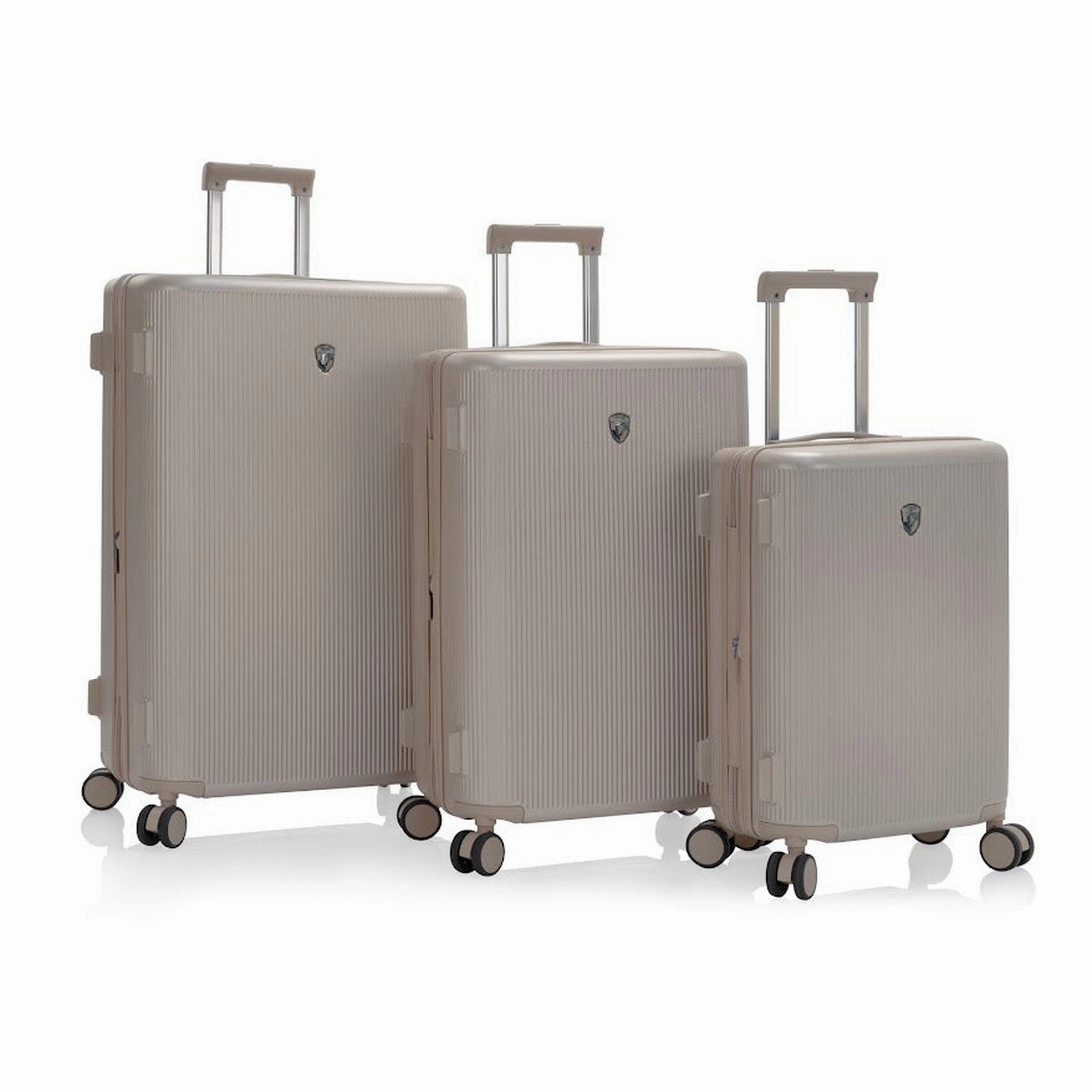 Heys Earth Tones 3 Piece Spinner Set