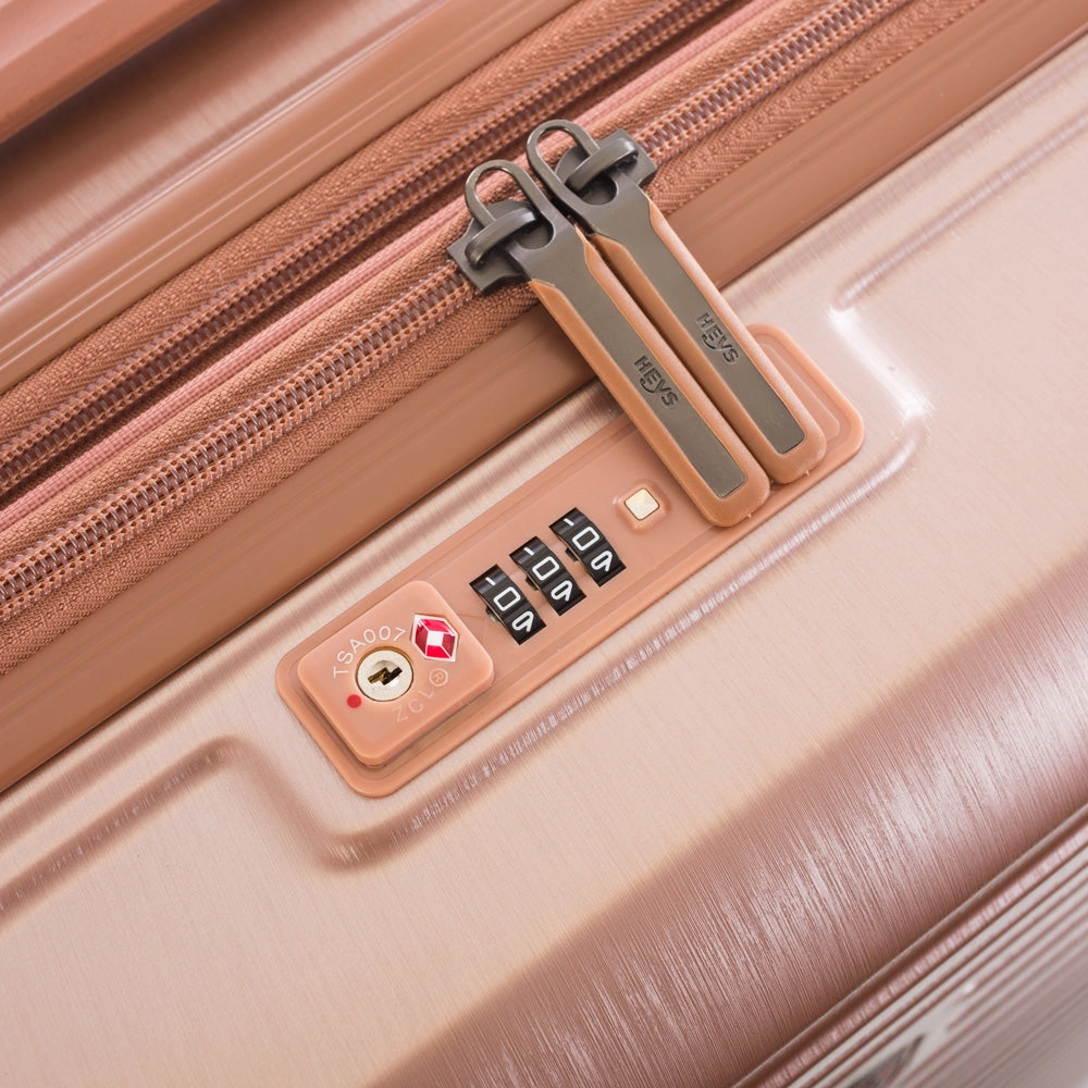 Heys Edge Polycarbonate Expandable Spinner Medium Luggage with TSA lock