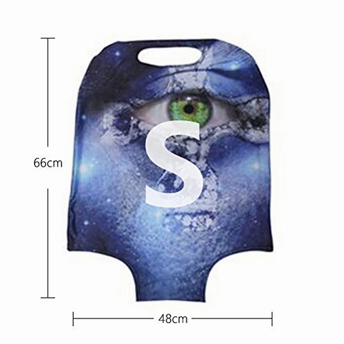 Hugs Idea 26/28/30 Inch Giraffe Print Suitcase Protector Elastic Travel Luggage Cover