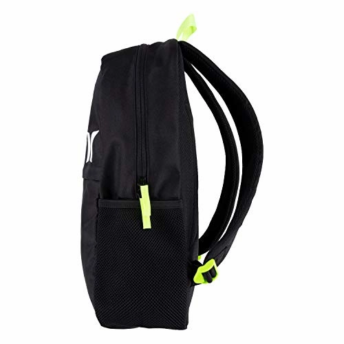 Hurley Kids' One and Only Backpack, Black/Volt, L