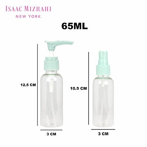 Isaac Mizrahi Fashion Printed 11Pc Toiletries Container Travel Kit, Floral/Black