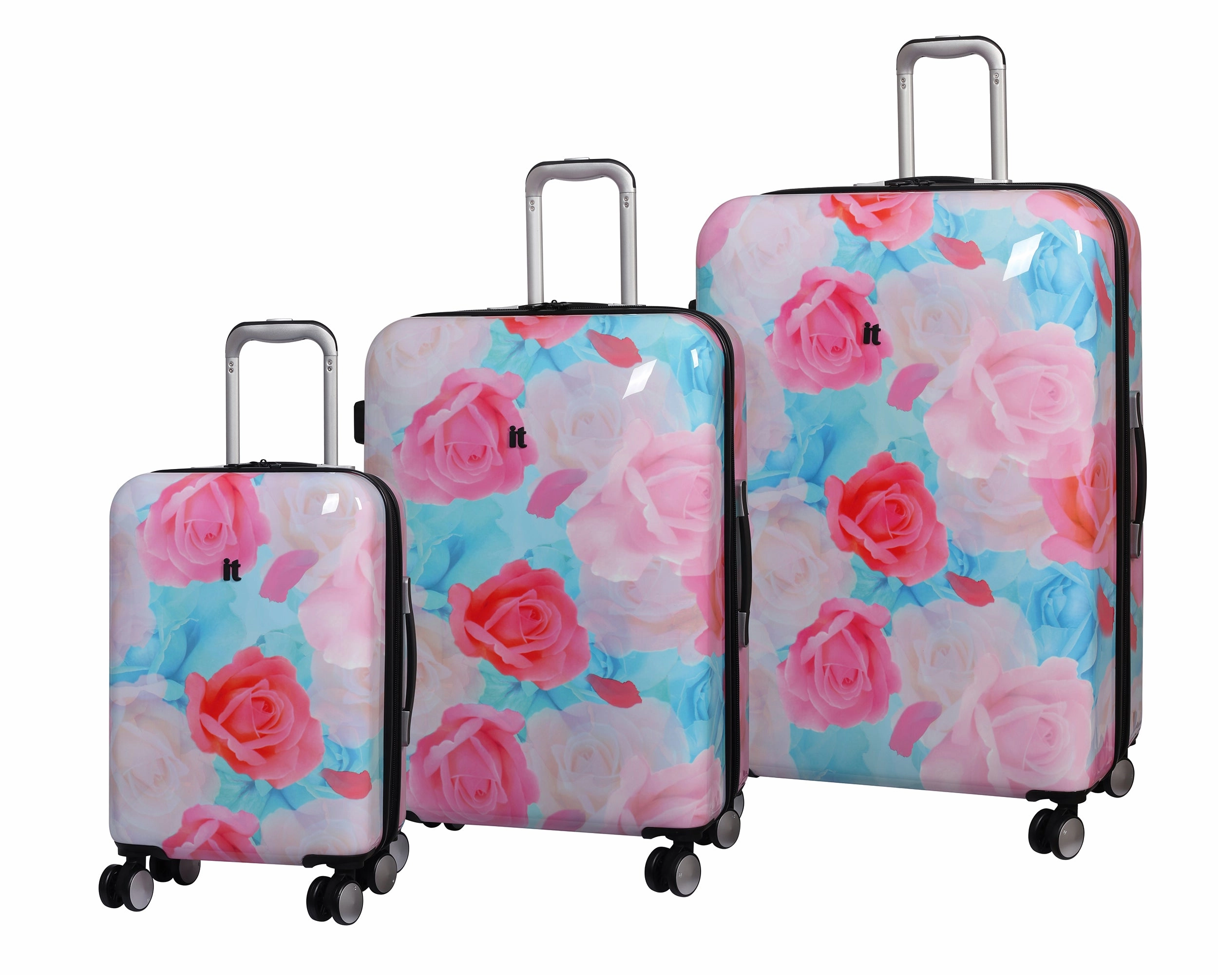 IT Luggage Sheen 3 Piece Set (20"/24"/28") 4-Wheel Luggage Sets